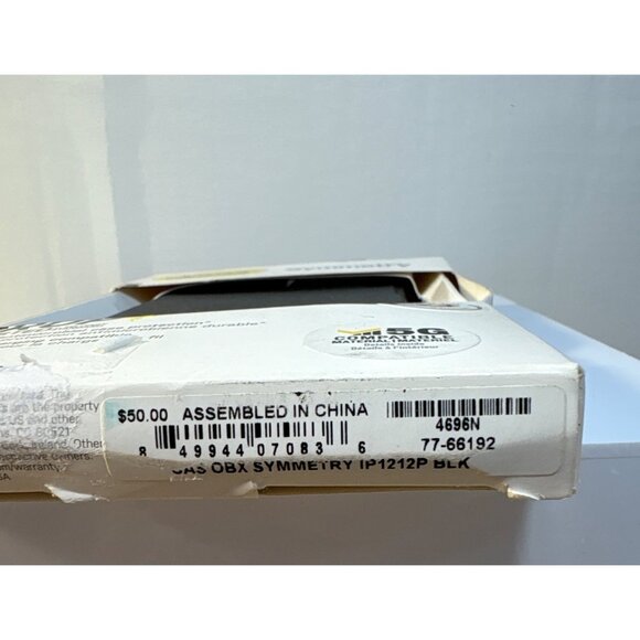 OtterBox Symmetry Series Black Case iPhone 12/12 Pro Drop+ Protection - Picture 6 of 6